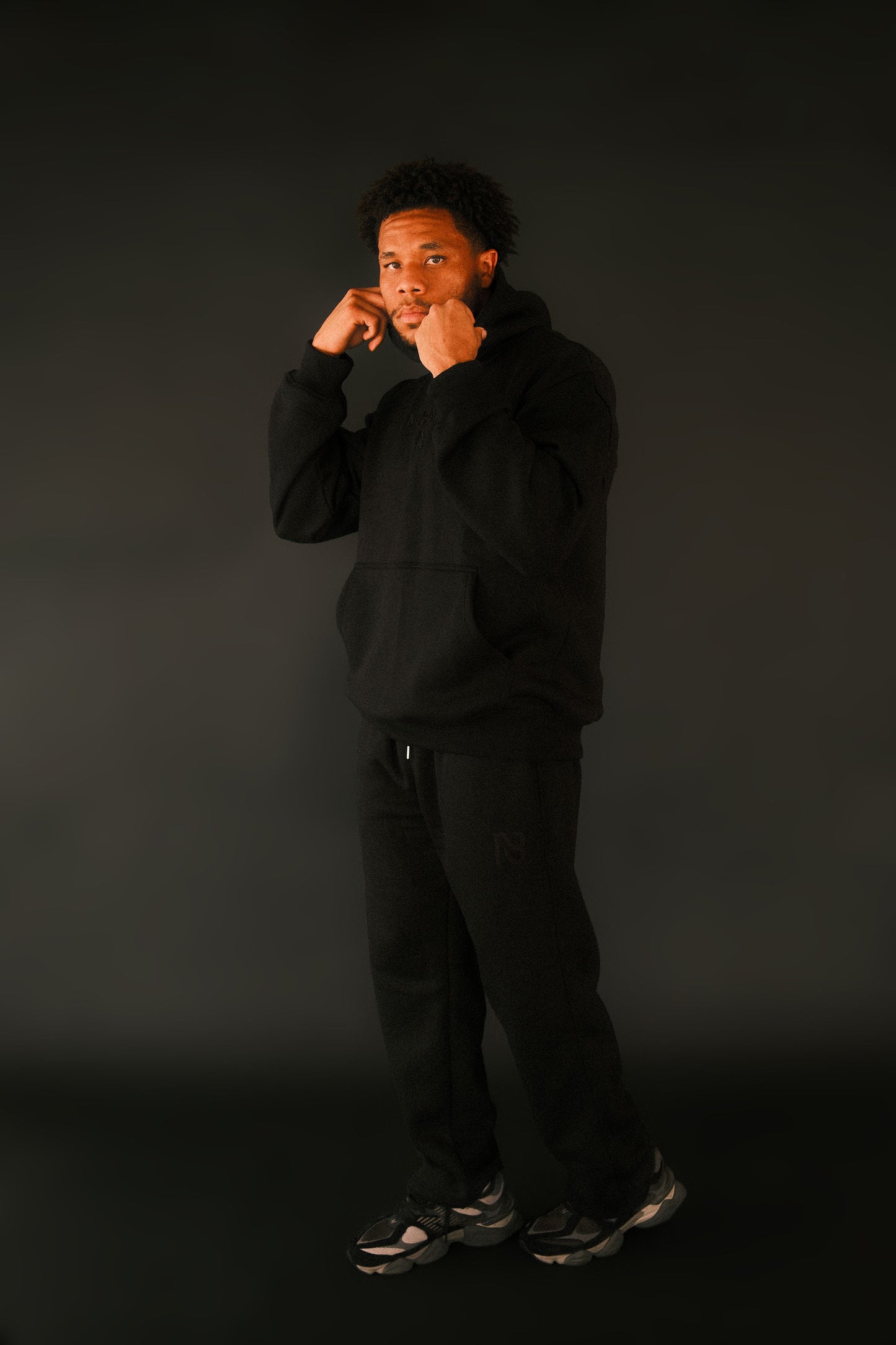 Black Men’s Oversized Hoodie