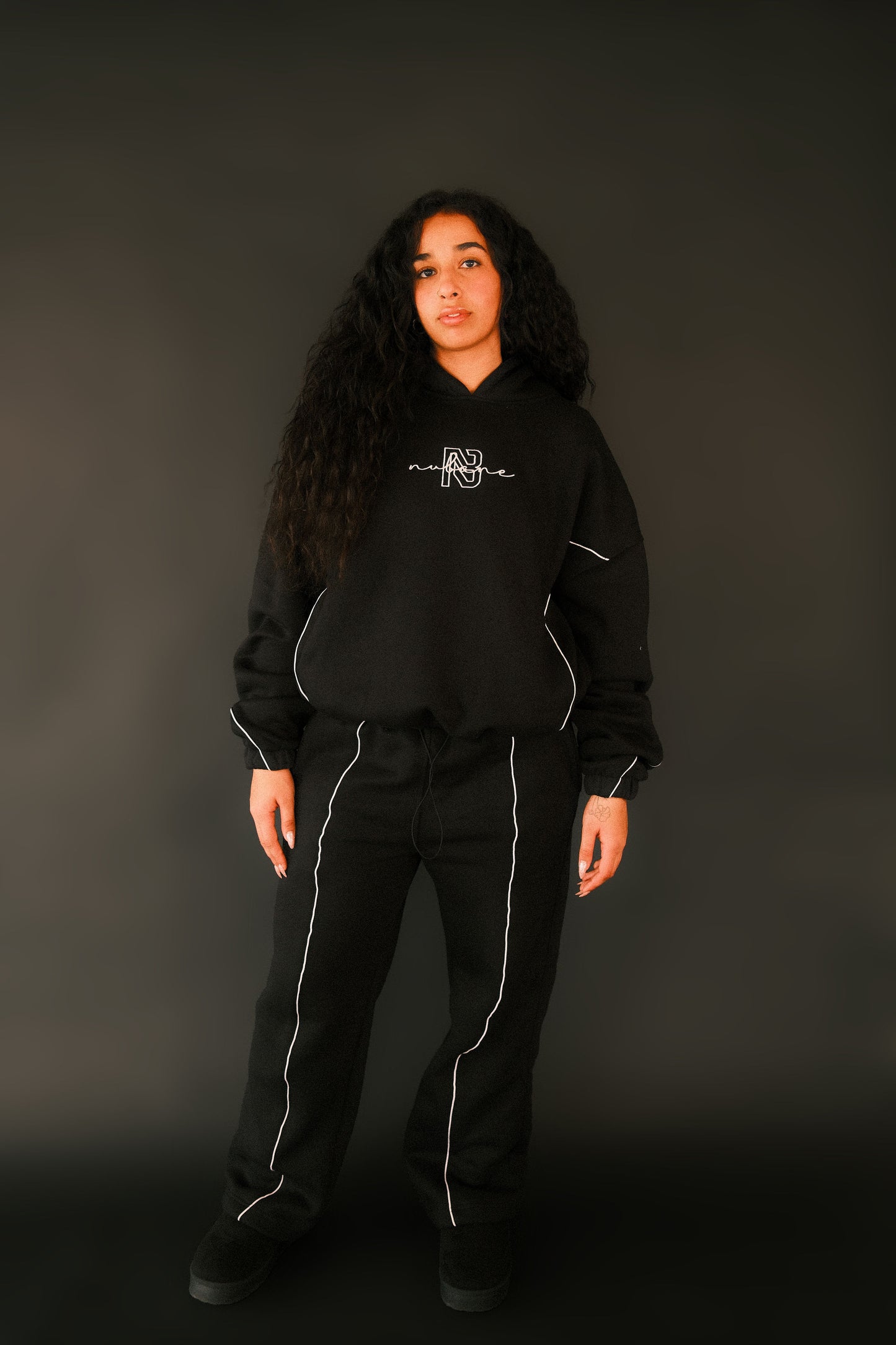 Black Women's Oversized Sweatshirt
