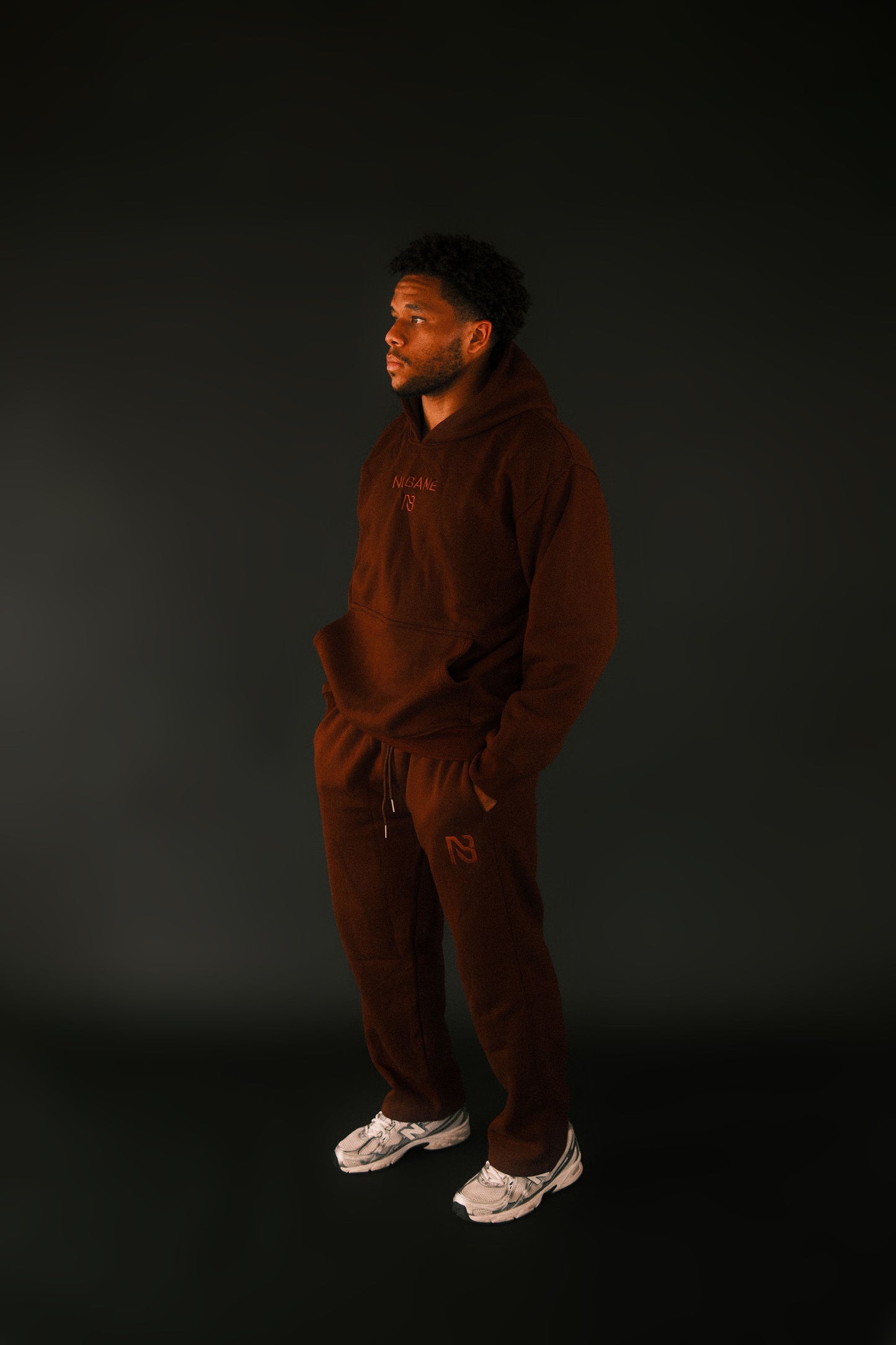 Brown Men's Oversized Sweats