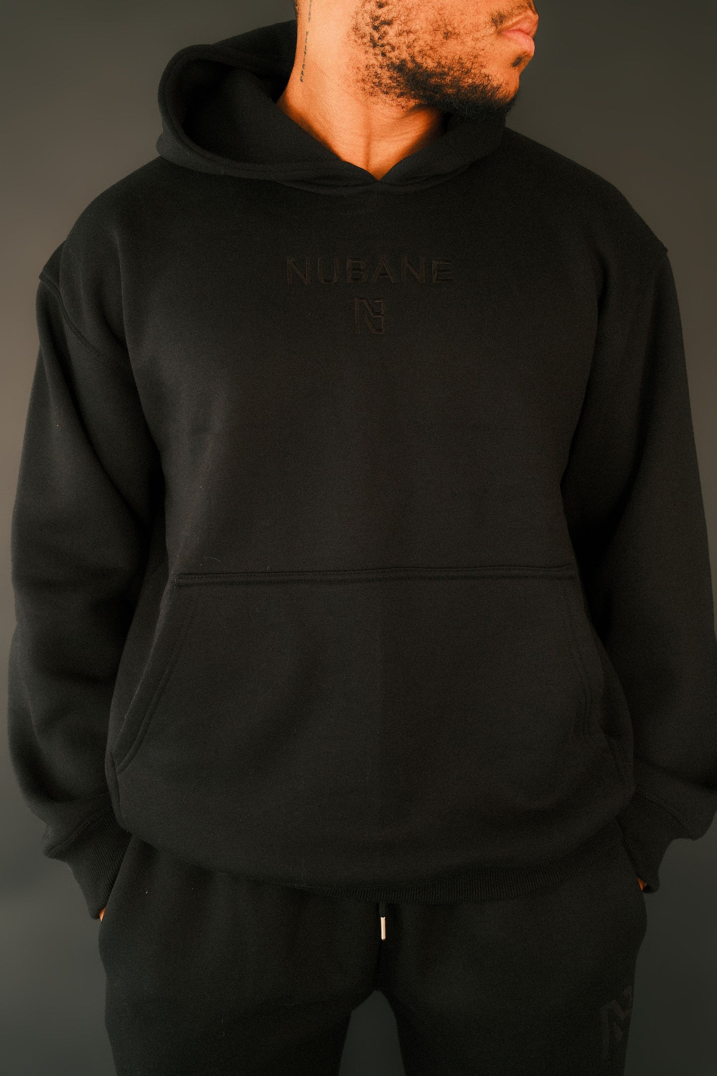 Black Men’s Oversized Hoodie