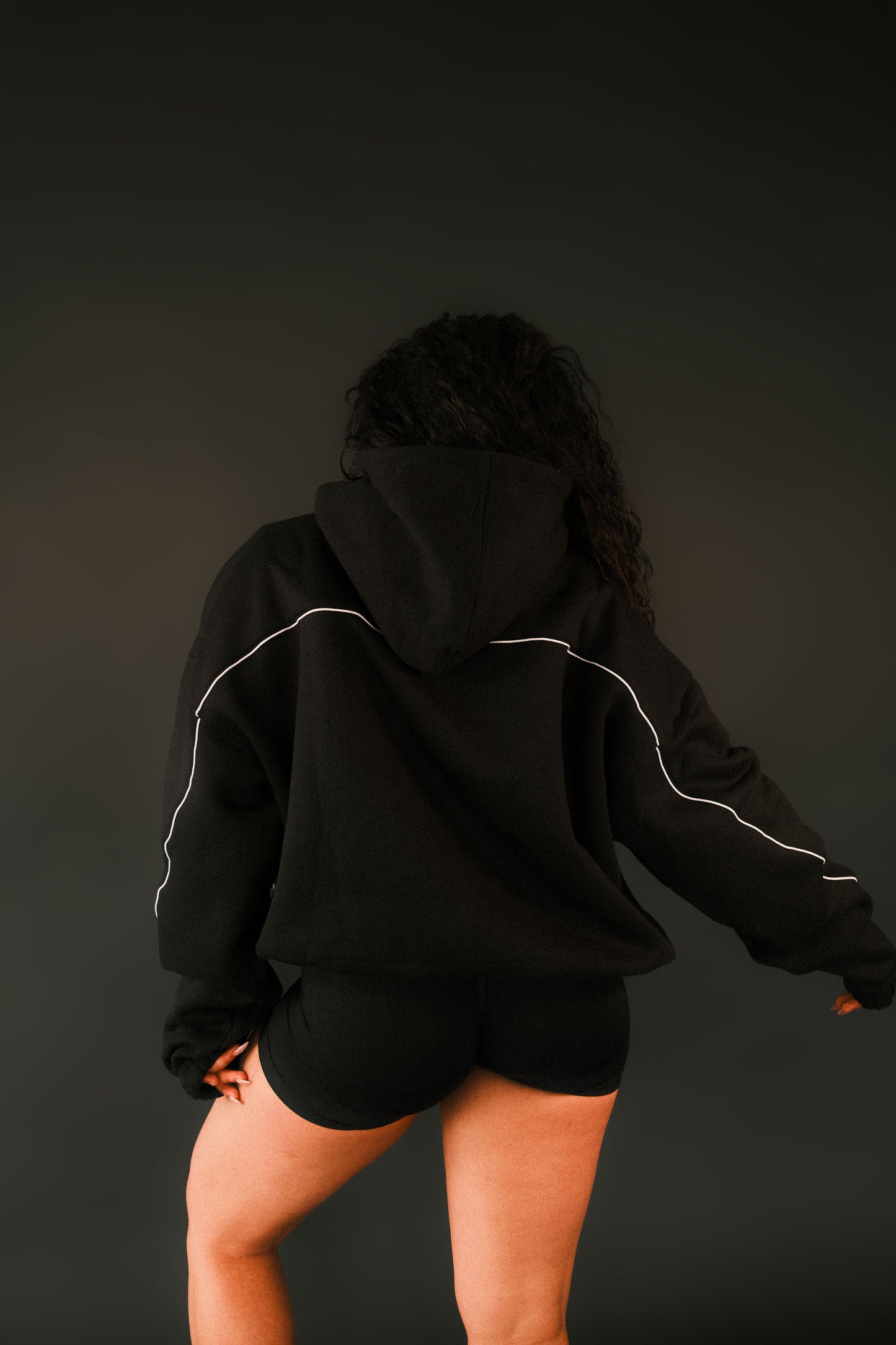 Black Women's Oversized Sweatshirt