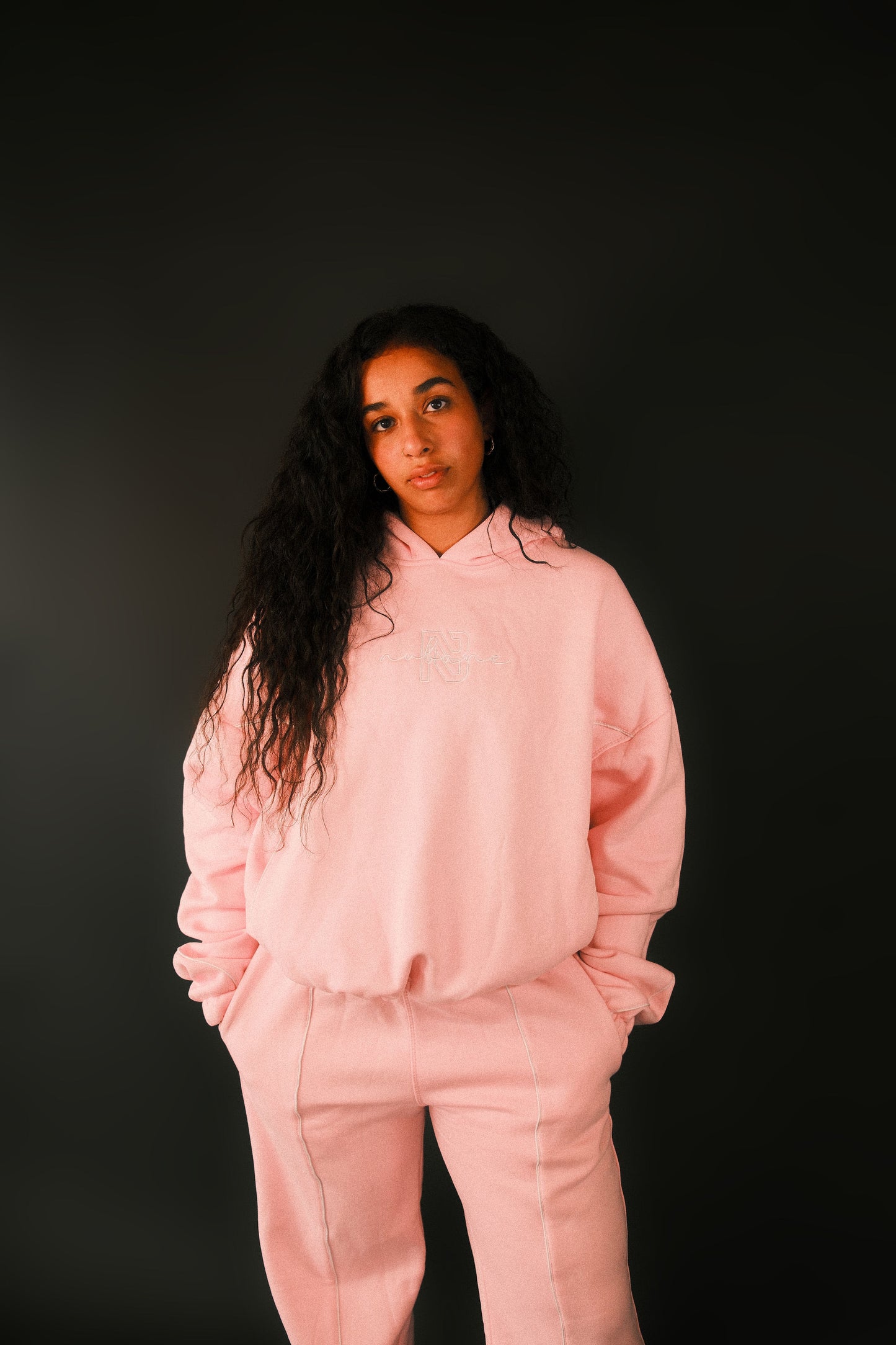 Pink Women's Oversized Sweatshirt