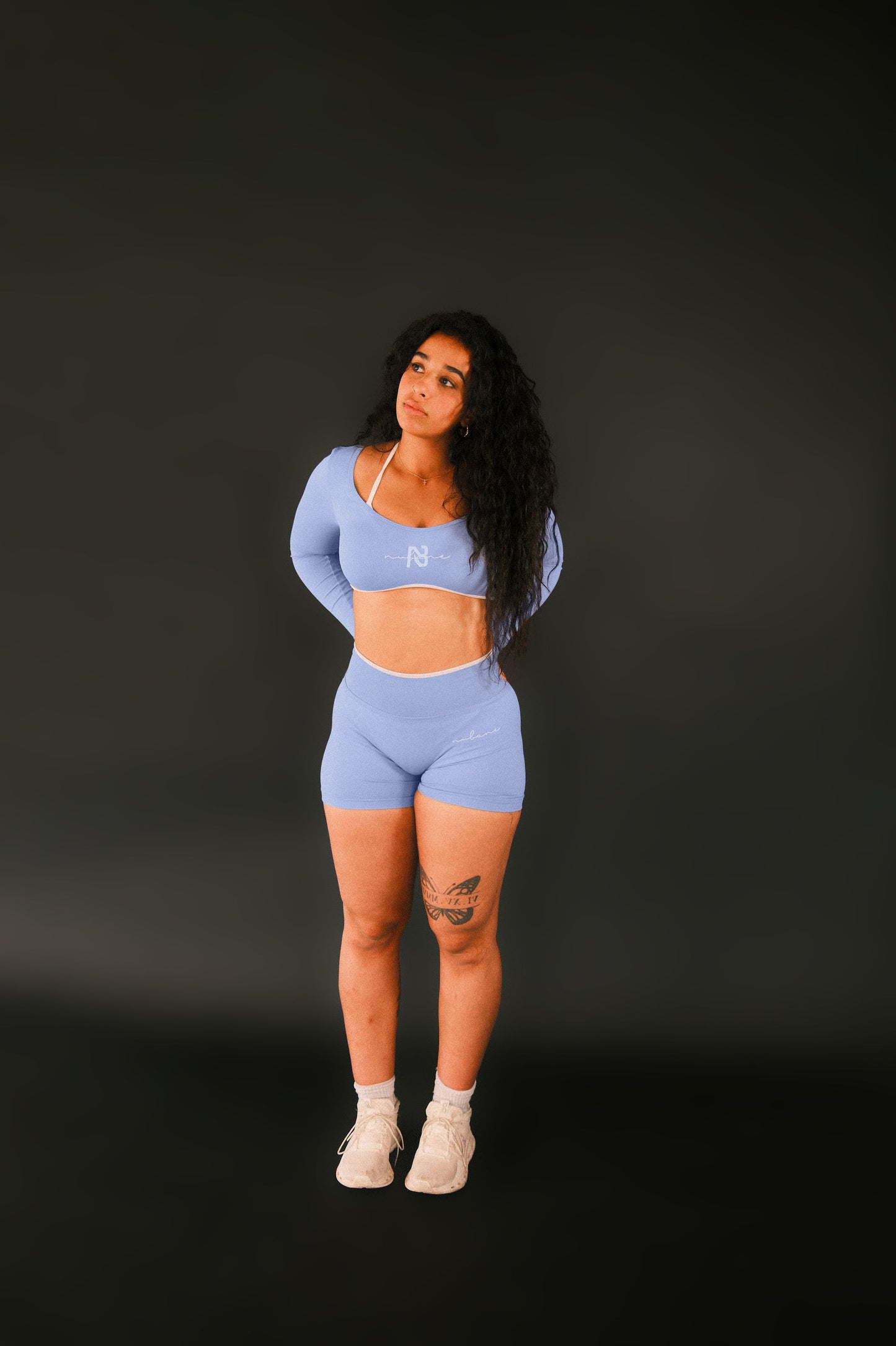 Blue Sculpting Shorts