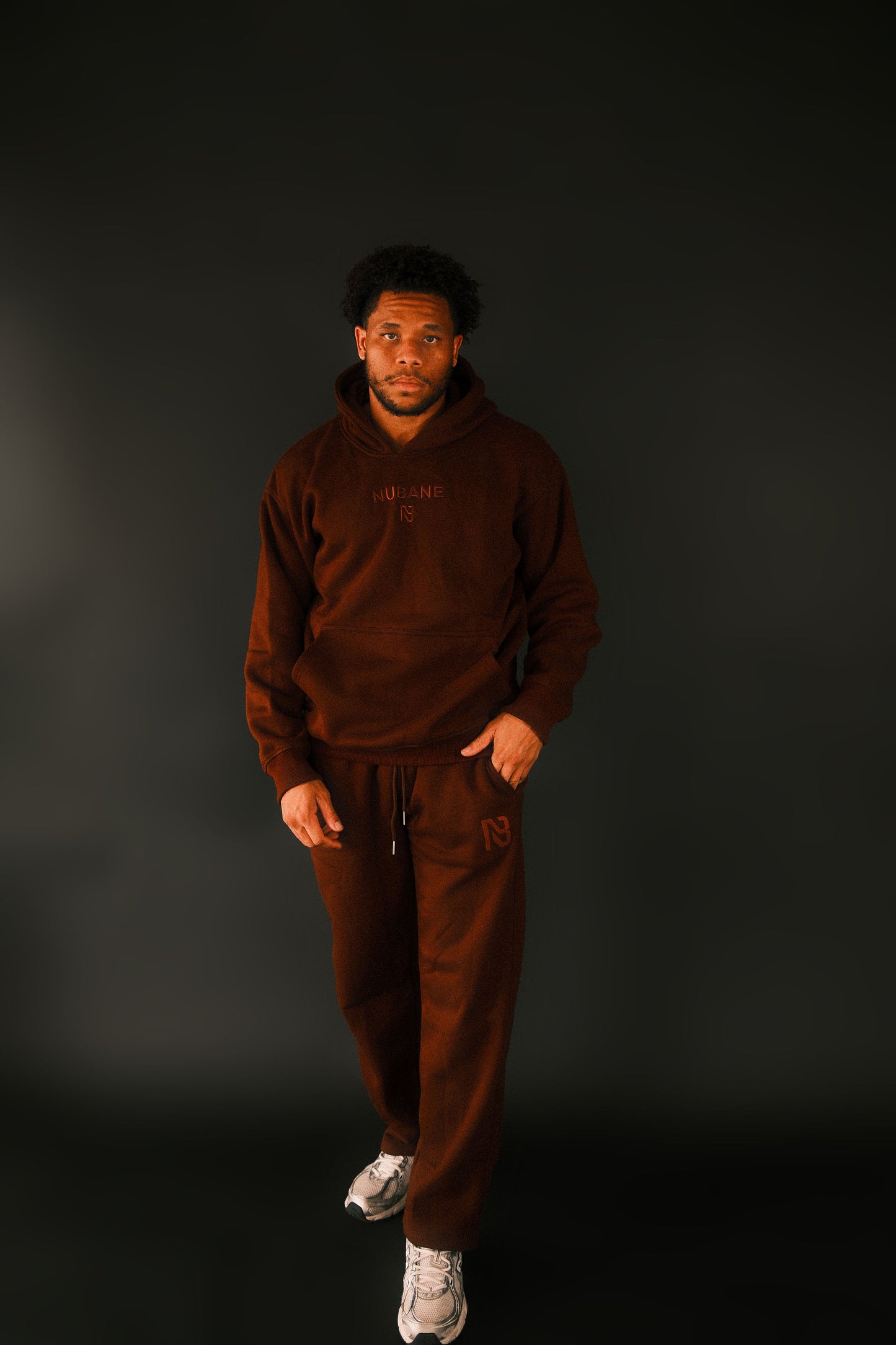 Brown Men’s Oversized Hoodie